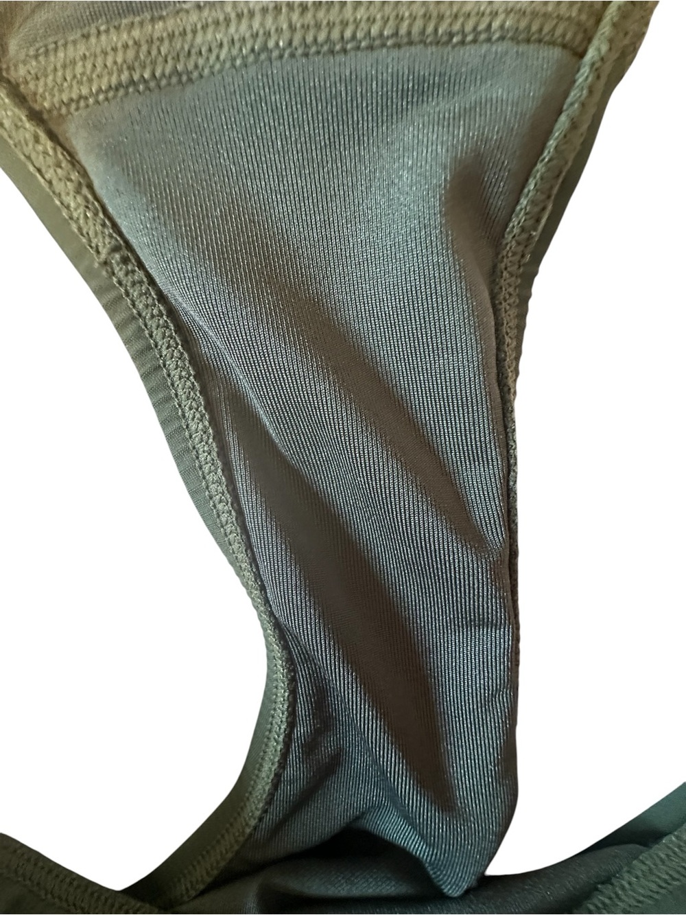 Athleta Olive Green Active Tankini 2 Piece. Top Small Bottoms Medium - Picture 10 of 10